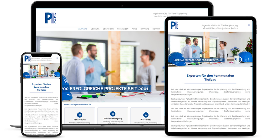 https://www.piplus.de | Experten für den kommunalen Tiefbau